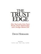 Book cover: The Trust Edge by David Horsager